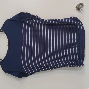 Navy stripped Blouse